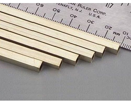 KS трубка латунная квадратная 300х6х6х0,45мм (2шт.)