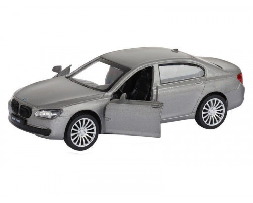 Машина АВТОПАНОРАМА BMW 760 LI, серый, 1/46, инерция, в/к 17,5*12,5*6,5 см