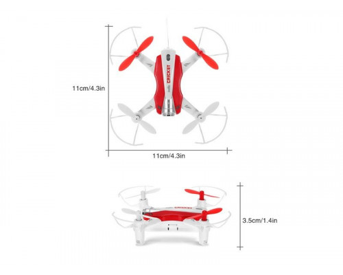 Р/У квадрокоптер Cheerson CX-17 WiFi RTF 2.4G (красный)