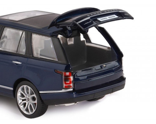 Машина АВТОПАНОРАМА Range Rover, синий металлик, 1/26, свет, звук, в/к 24,5*12,5*10,5 см