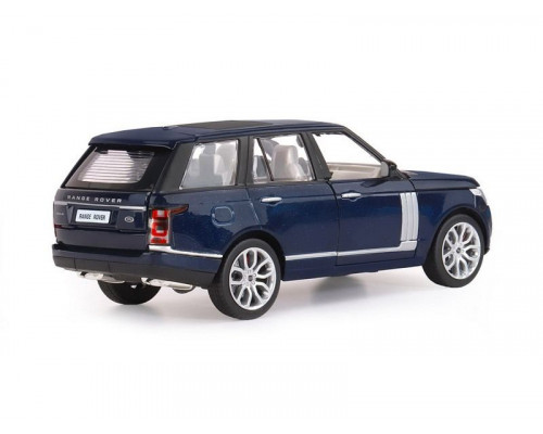 Машина АВТОПАНОРАМА Range Rover, синий металлик, 1/26, свет, звук, в/к 24,5*12,5*10,5 см