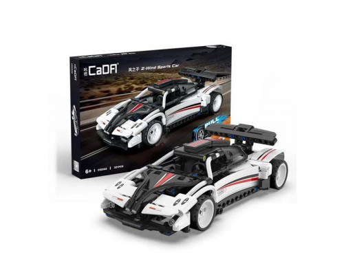 Конструктор CADA спортивный автомобиль Z-Wind, инерционный (377 деталей)