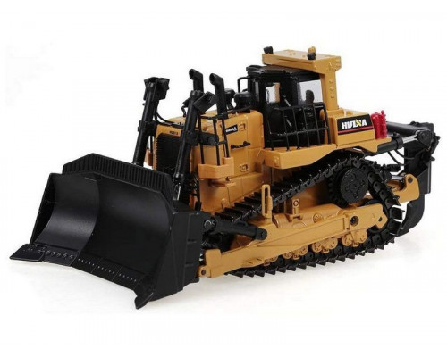 Металлический бульдозер HUI NA TOYS 1/50