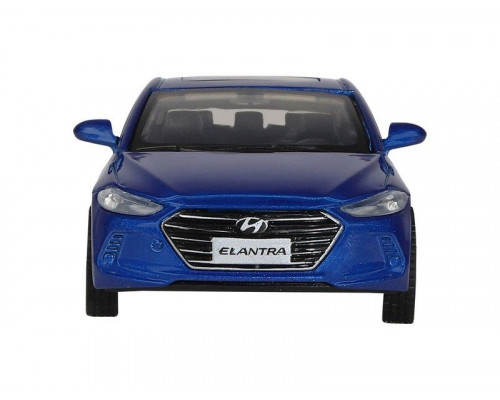 Машина АВТОПАНОРАМА HYUNDAI ELANTRA, синий, 1/40, инерция, в/к 17,5*12,5*6,5 см