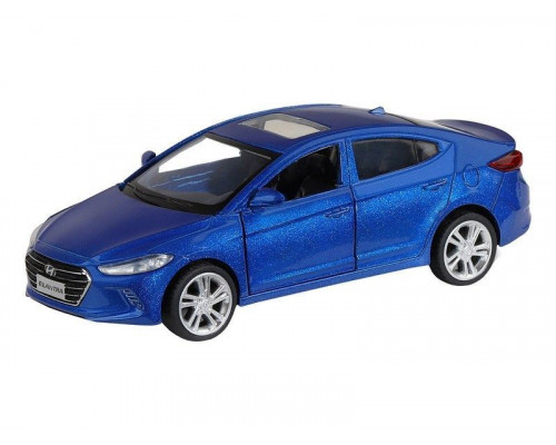 Машина АВТОПАНОРАМА HYUNDAI ELANTRA, синий, 1/40, инерция, в/к 17,5*12,5*6,5 см