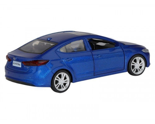 Машина АВТОПАНОРАМА HYUNDAI ELANTRA, синий, 1/40, инерция, в/к 17,5*12,5*6,5 см