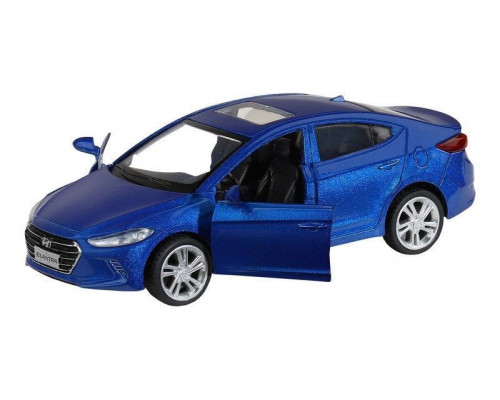Машина АВТОПАНОРАМА HYUNDAI ELANTRA, синий, 1/40, инерция, в/к 17,5*12,5*6,5 см