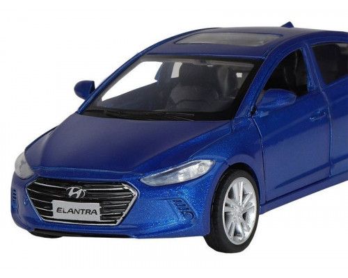 Машина АВТОПАНОРАМА HYUNDAI ELANTRA, синий, 1/40, инерция, в/к 17,5*12,5*6,5 см