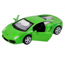 Машина "АВТОПАНОРАМА" Lamborghini Gallardo LP560-4, 1/43, зеленый, инерция, в/к 17,5*12,5*6,5 см