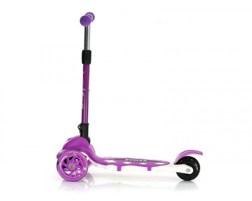 Самокат трехколесный Zumba  (фиолетовый)