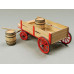 Сборная картонная модель Shipyard телега с бочками (№81), 1/96