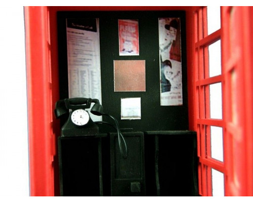 Сборная деревянная модель телефонной будки Artesania Latina LONDON TELEPHONE BOX, 1/10