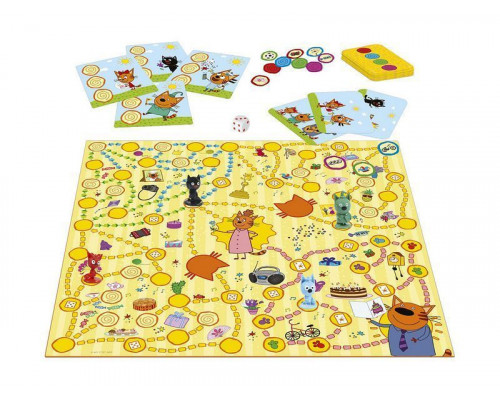 Настольная игра ZVEZDA Три кота. День Рождения Папы