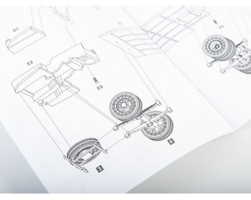 Сборная модель AVD ЗИС-129, 1/43