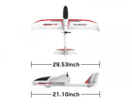 Радиоуправляемый планер Volantex RC Ranger 750мм Brushless 2.4G 4ch LiPo RTF with Gyro GPS