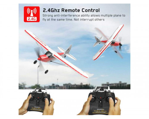 Радиоуправляемый самолет Volantex RC Sport Cub 500мм (красный) 2.4G 4ch LiPo RTF with Gyro