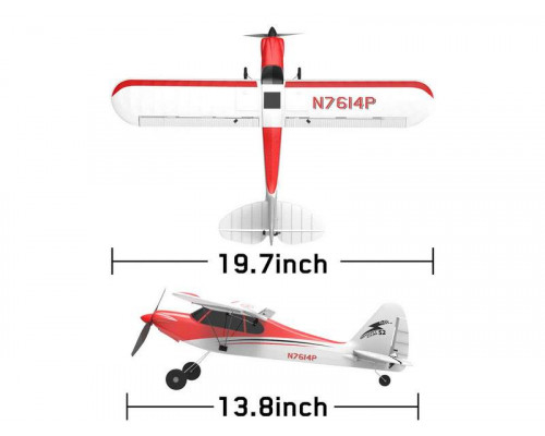 Радиоуправляемый самолет Volantex RC Sport Cub 500мм (красный) 2.4G 4ch LiPo RTF with Gyro