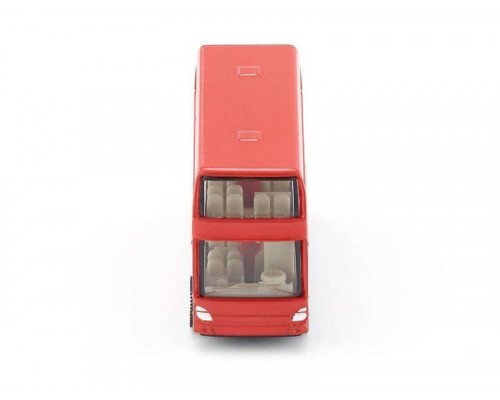 Автобус Siku 1321 двухэтажный 1/87, 7.2 см, красный