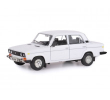 Машина "АВТОПАНОРАМА" ВАЗ 2106, 1/22, белый, инерция, в/к 24,5*12,5*10,5 см