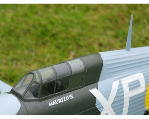 Радиоуправляемый самолет Top RC Hurricane Pro зеленый 750мм flight controller PNP