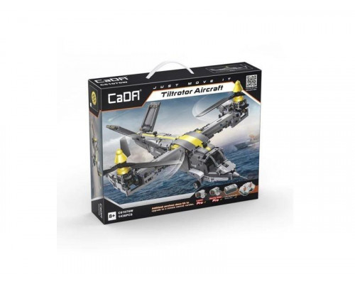 Конструктор CADA конвертоплан Tiltrotor Aircraft (1436 деталей)