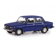 Машина "АВТОПАНОРАМА" ВАЗ 2106, 1/22, синий, инерция, в/к 24,5*12,5*10,5 см