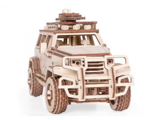 Деревянный конструктор Lemmo Внедорожник «БУЛАТ», 168 деталей