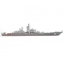 Сборная модель ZVEZDA Российский атомный ракетный крейсер “Петр Великий”, подарочный набор, 1/700
