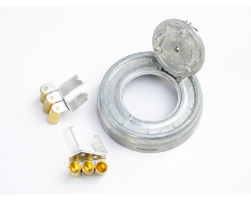 Металлическая башня танка Tiger ИК версия  с вспышкой высокого напряжения ( без ик приемника )