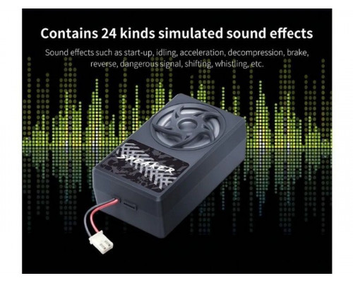 Система освещения ПРО G.T.Power со звуковым и вибрационным модулем для радиоуправляемых грузовиков