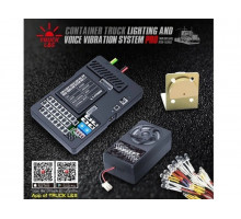 Система освещения ПРО G.T.Power со звуковым и вибрационным модулем для радиоуправляемых грузовиков