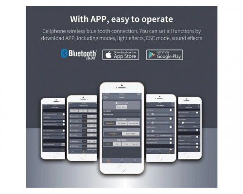 Система освещения ПРО G.T.Power со звуковым и вибрационным модулем для радиоуправляемых грузовиков