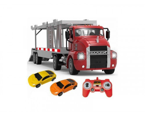 Радиоуправляемый автовоз Double Eagle MACK с машинками 1/26 2.4G RTR