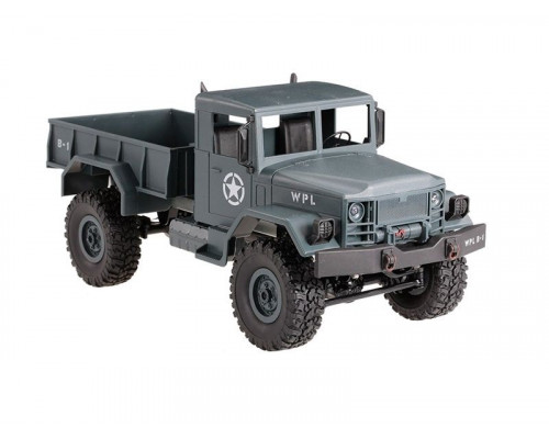 Р/У машина WPL военный грузовик (серый) 1/16+акб 2.4G RTR