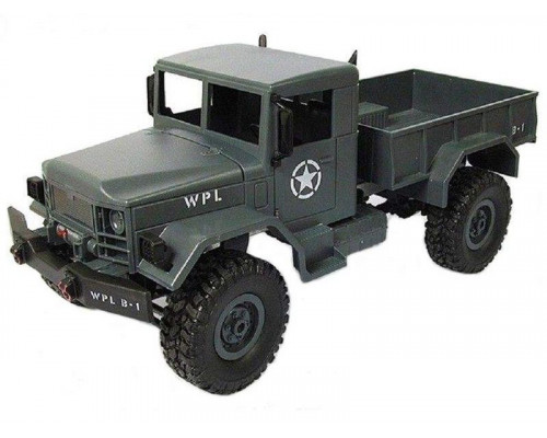 Р/У машина WPL военный грузовик (серый) 1/16+акб 2.4G RTR
