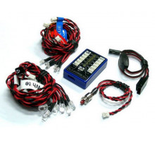 Комплект освещения G.T.Power (12 светодиодов, 4 режима) с блоком управления