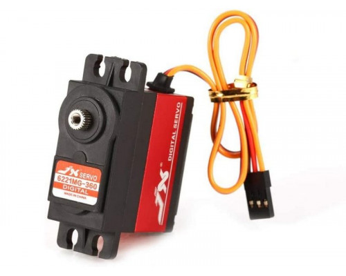 Сервомашинка цифровая JX Servo PDI-6221MG-360 (62г/20.32/0.16/6V) стандартная