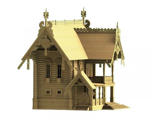 Сборная деревянная модель СВМодель. Терем Русского подворья в Вене, 1900 деталей, 1/72