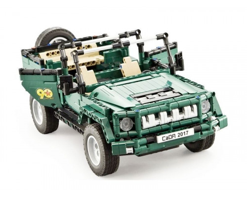 Р/У конструктор CaDA Technic Военный джип (561 деталь)