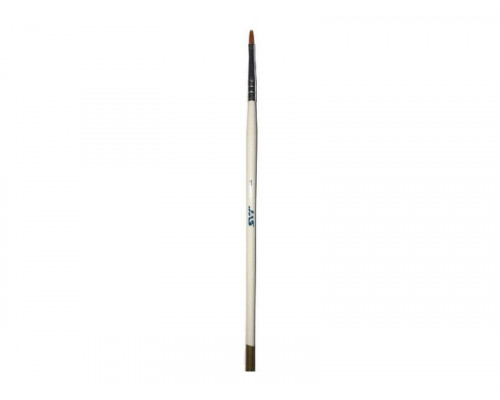 Кисть из синтетического волоса, плоская № 1, шт