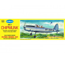 Сборная дер.модель.Самолет D.H. Chipmunk. Guillows 1:24