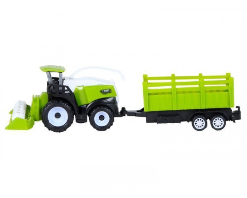 Комбайн AUTODRIVE с молотилкой, инерционный, с прицепом, в/к 26*6,5*8,8 см