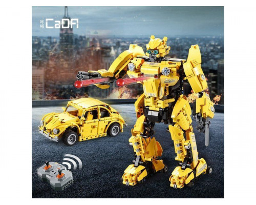 Радиоуправляемый конструктор CADA 2 в 1 трансформер B127-BeeBot (1124 детали)