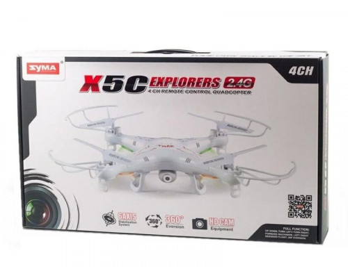 Р/У квадрокоптер Syma X5C 4Gb 2.4G RTF с видеокамерой