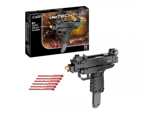 Конструктор CADA deTech пистолет-пулемет Micro Uzi (359 деталей)
