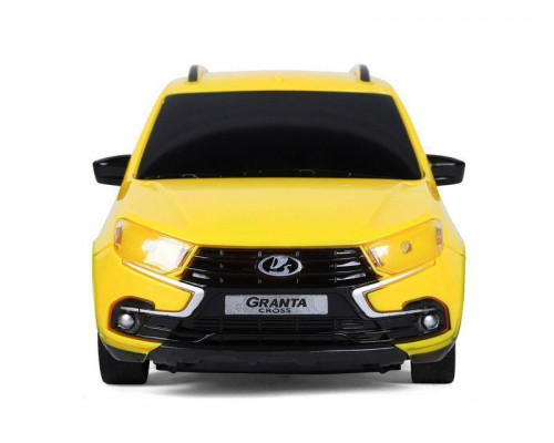 Радиоуправляемая машина AUTODRIVE Lada Granta такси, 1/16, желтый, 40MHz, в/к 34*15*13,5см