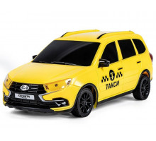 Радиоуправляемая машина AUTODRIVE Lada Granta такси, 1/16, желтый, 40MHz, в/к 34*15*13,5см