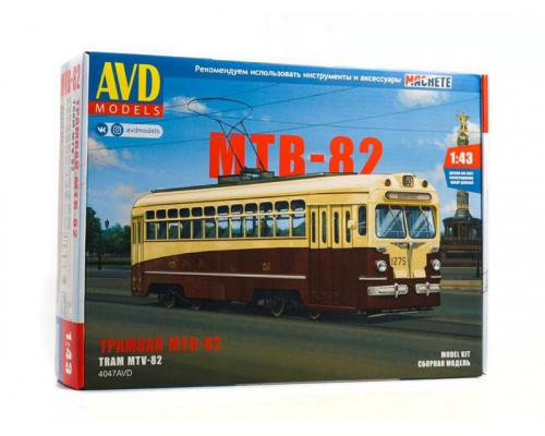Сборная модель Трамвай МТВ-82