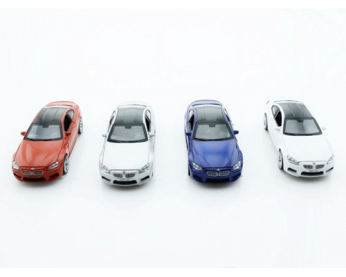 Машина 1:32 BMW M6 свет, звук, инерция 15,5см (1/12шт.) б/к
