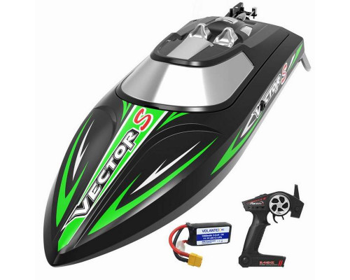 Радиоуправляемый катер Volantex RC Vector S зелёный 2.4G RTR